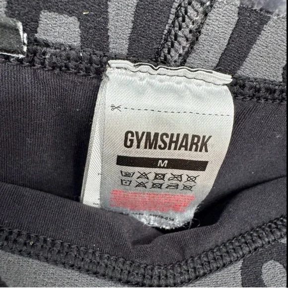 Gymshark black logo monogram waist women’s yoga active yoga Leggings - Picture 3 of 6